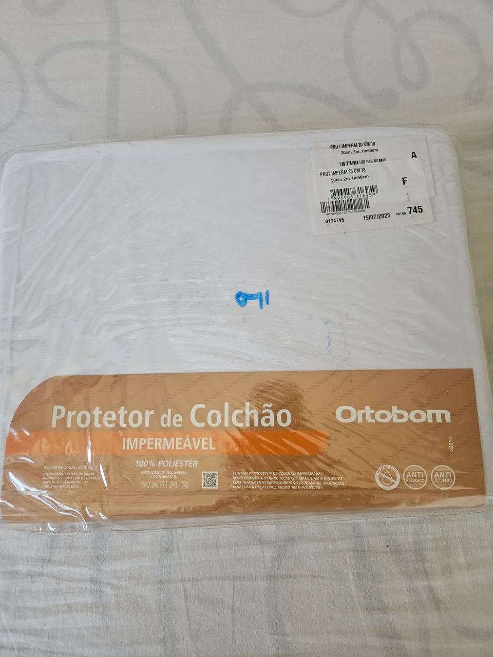 Protetor  colchao impermeável Ortobom Queen - Foto 2