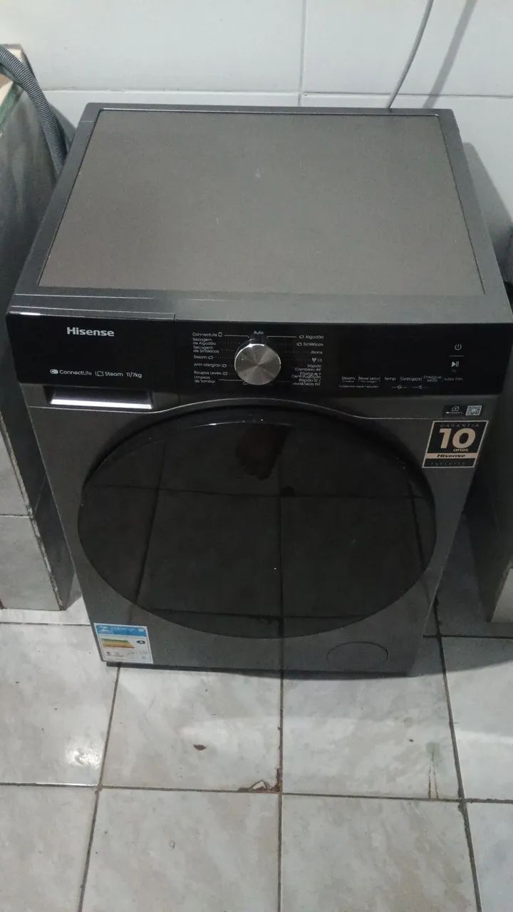 Lava e seca hisense