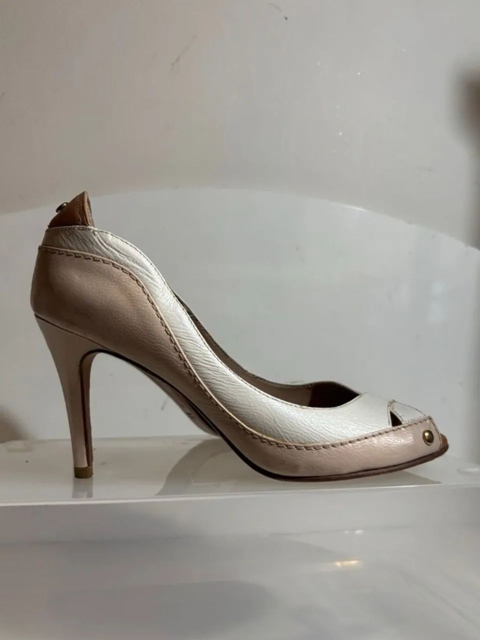 sandália corello peep toe 38 - Foto 2