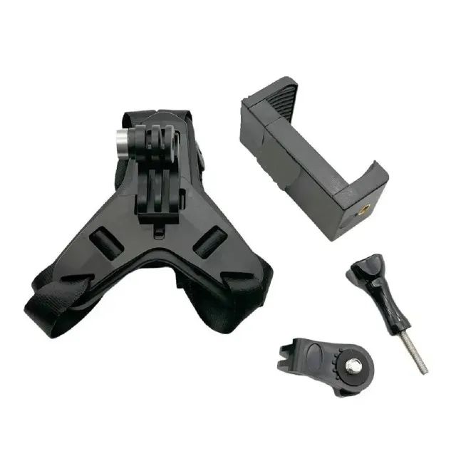 Suporte queixo capacete para celular ou Gopro no mesmo suporte - COD 1228 - Foto 4