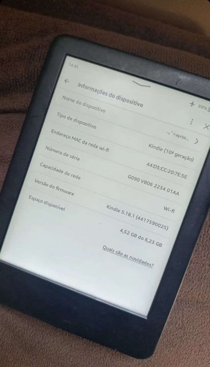 Kindle 10 geração 
