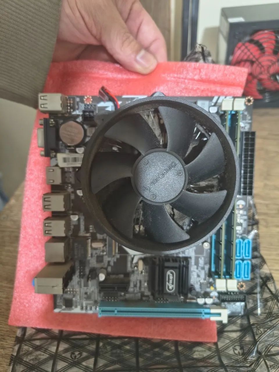 Kit placa mãe, processador i7 e memória RAM 16gb - Foto 4