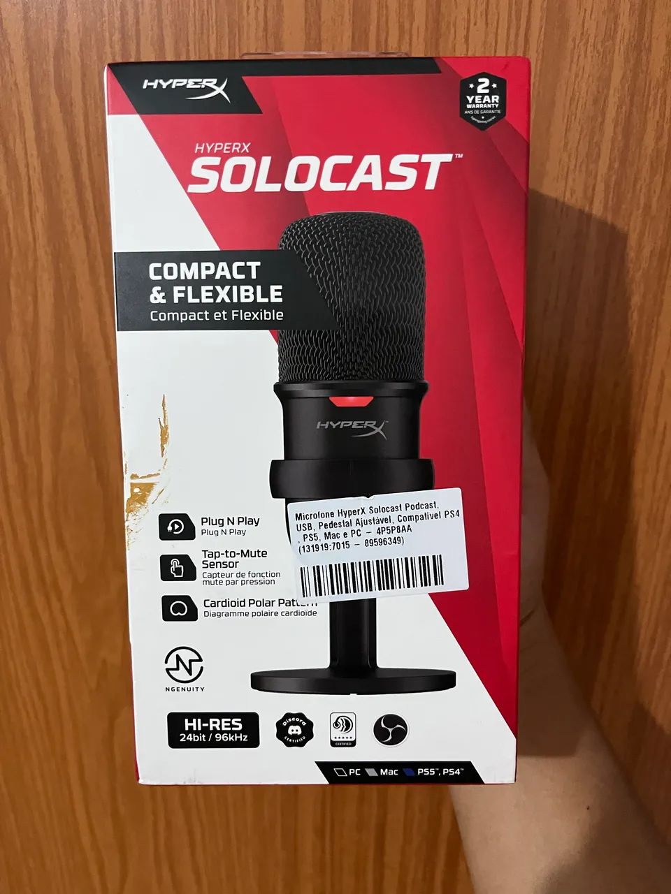 Microfone HyperX SoloCast  - Foto 4
