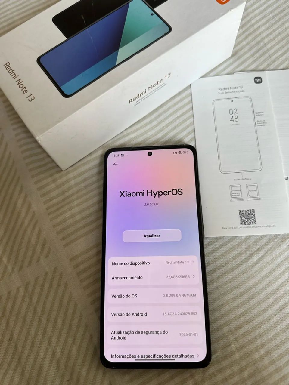 Xiaomi Redmi note 13 256gb 12gb de ram COM CAIXA - Foto 2
