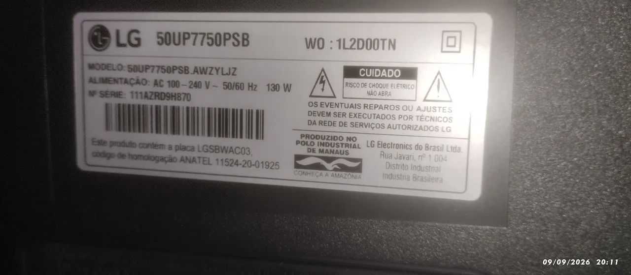 TV SMARTV LG 50" - Foto 2