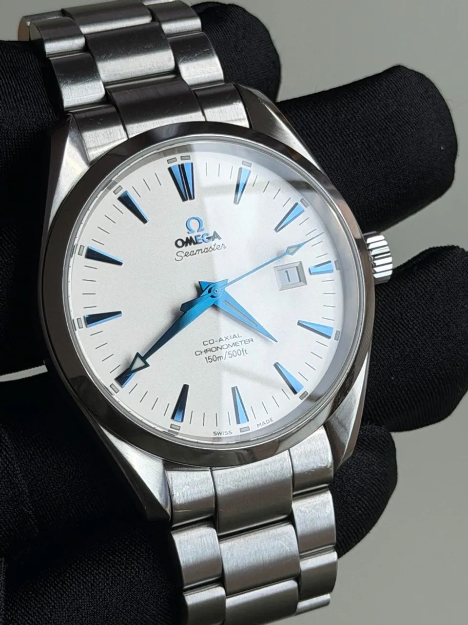 Relógio omega Aqua Terra 39mm completo 