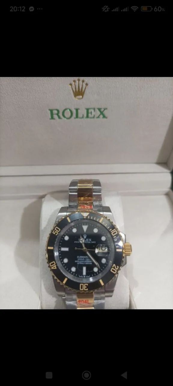 Relógio Rolex submarine Super Clone 