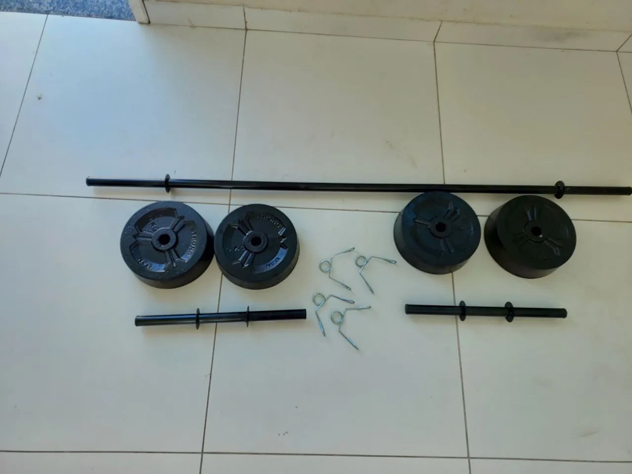 Kit de anilhas e barras  - Foto 4