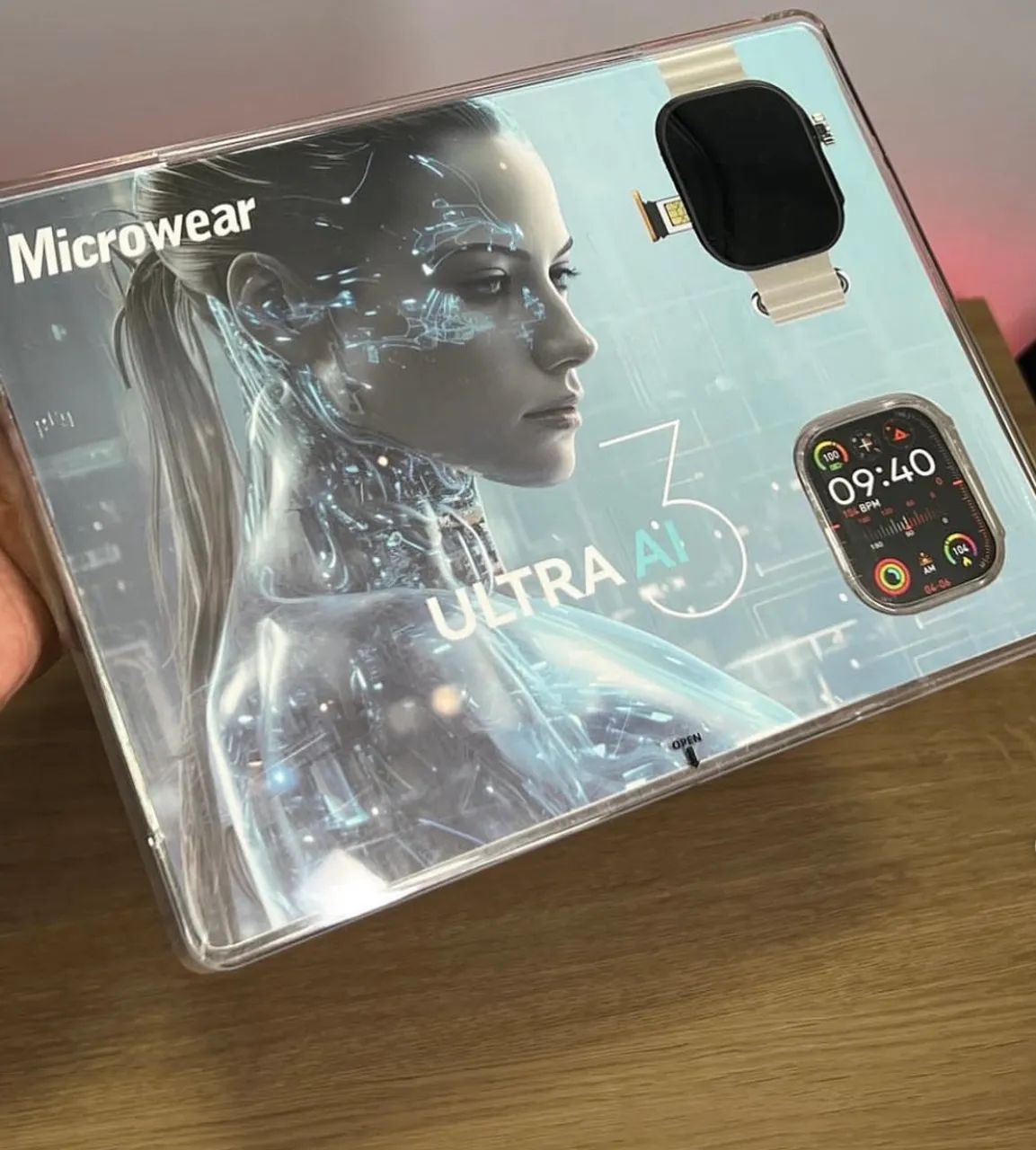Relógio Smartwatch Ultra 3 AI 5G Bluetooth Tela AMOLED - Foto 5