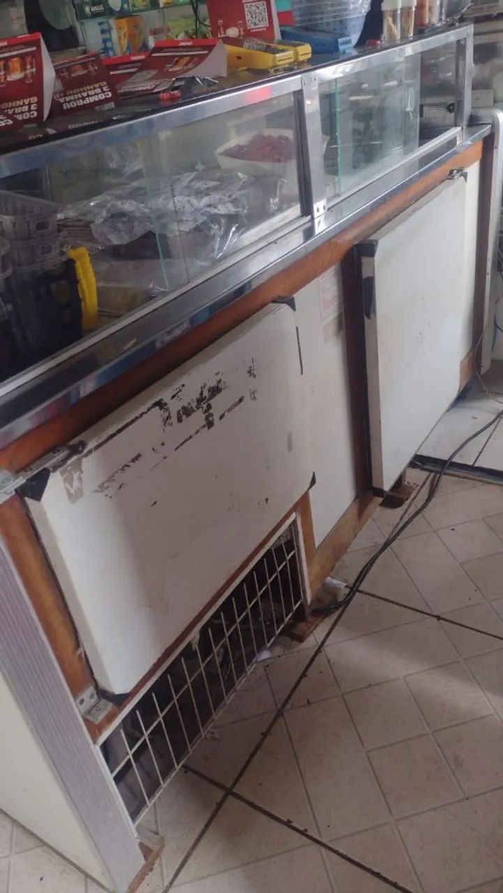 Balcão estufa fritadeira água e óleo 