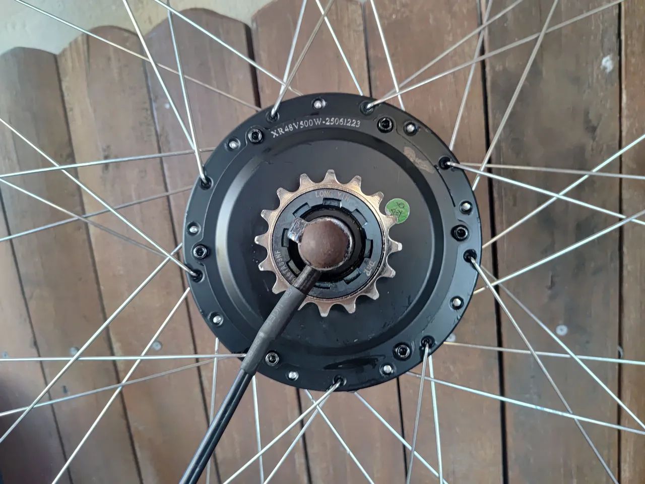 Roda com motor 500w 48volts - Foto 2