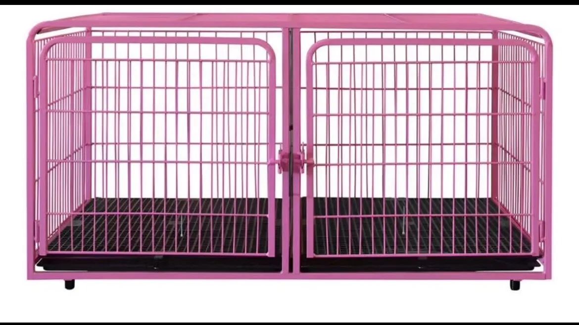 Vendo esta gaiola / canil duplo para cães - Foto 2