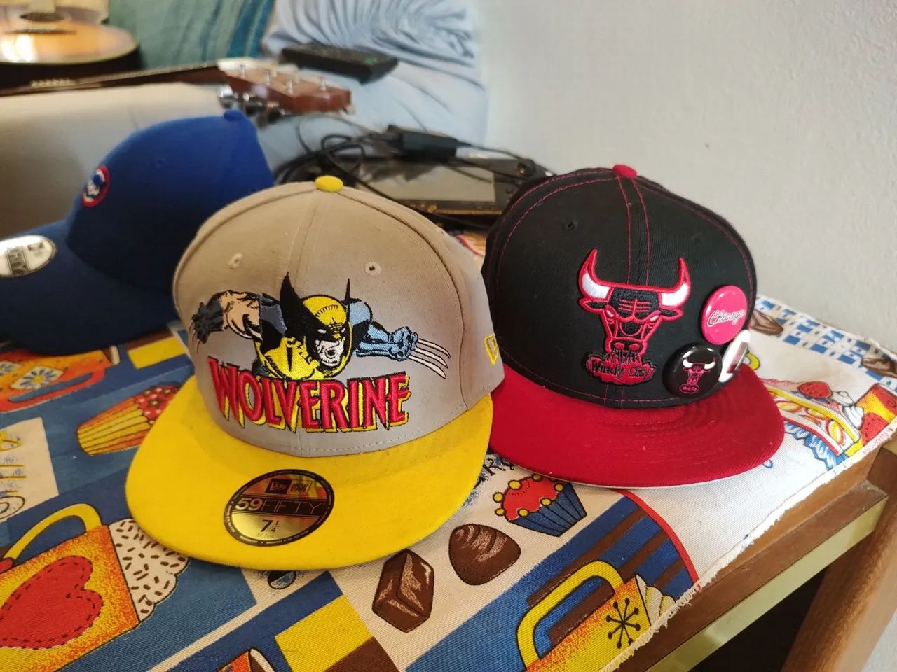 Bonés new era Wolverine, Chicago Bulls e Chicago cuba. - Foto 2