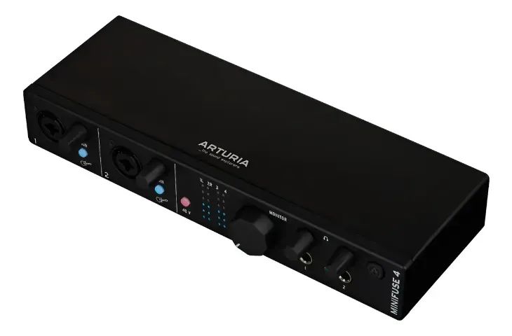 Áudio Usb E Interface Midi Arturia Minifuse 4 Black