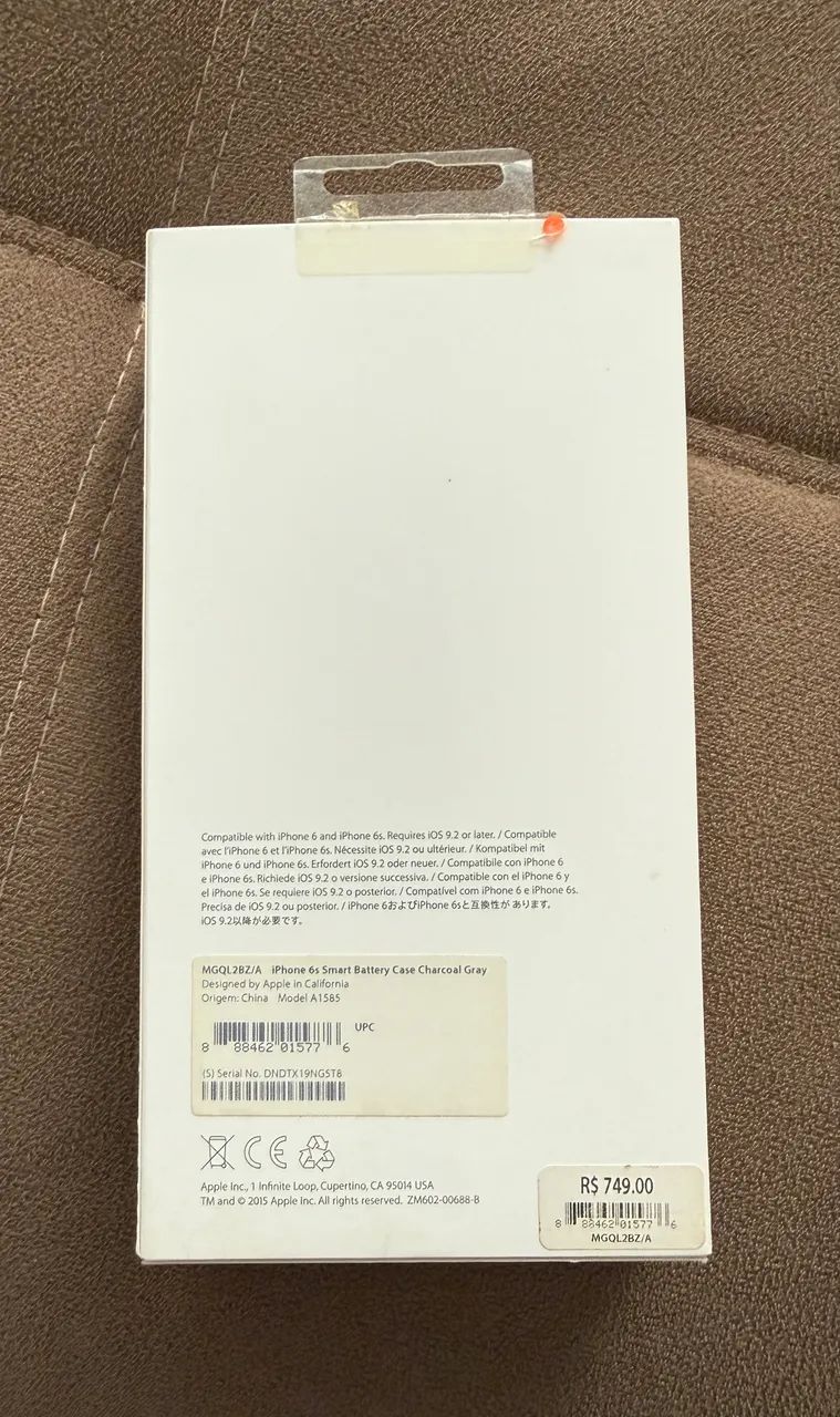 Capa Bateria Para iPhone 6S Original Apple - Foto 2