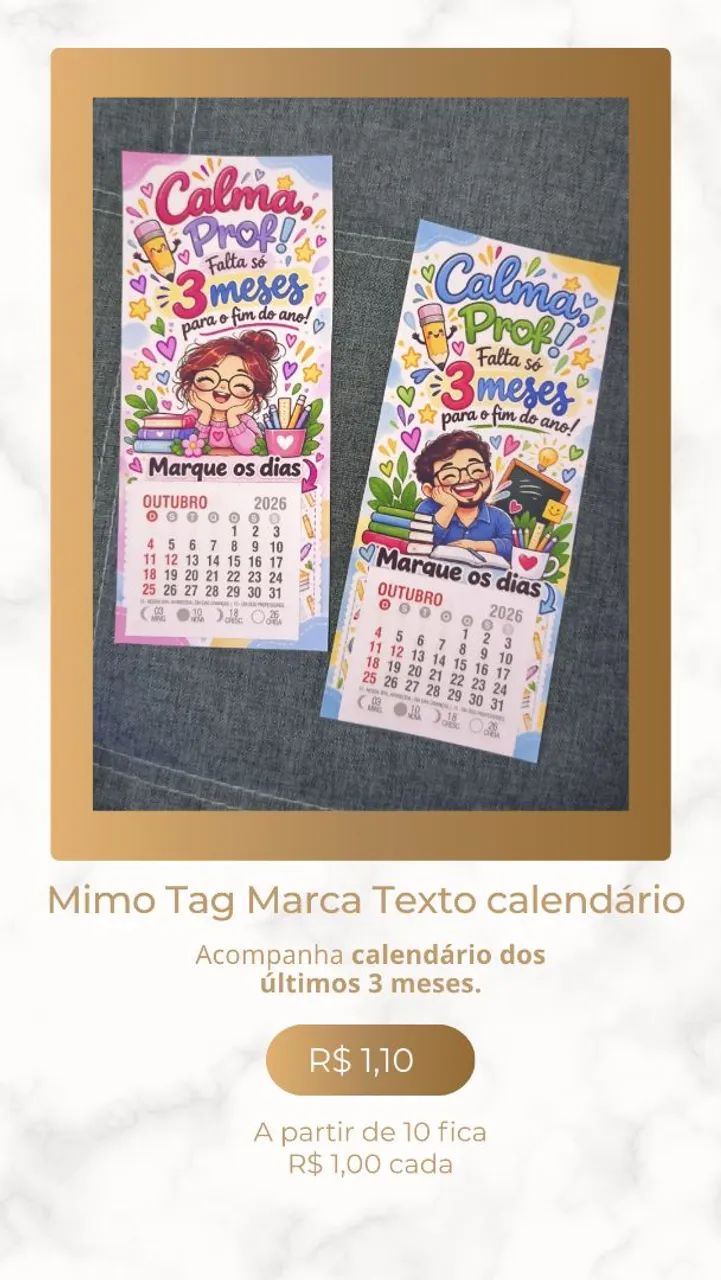 Mimo Dia dos Professores