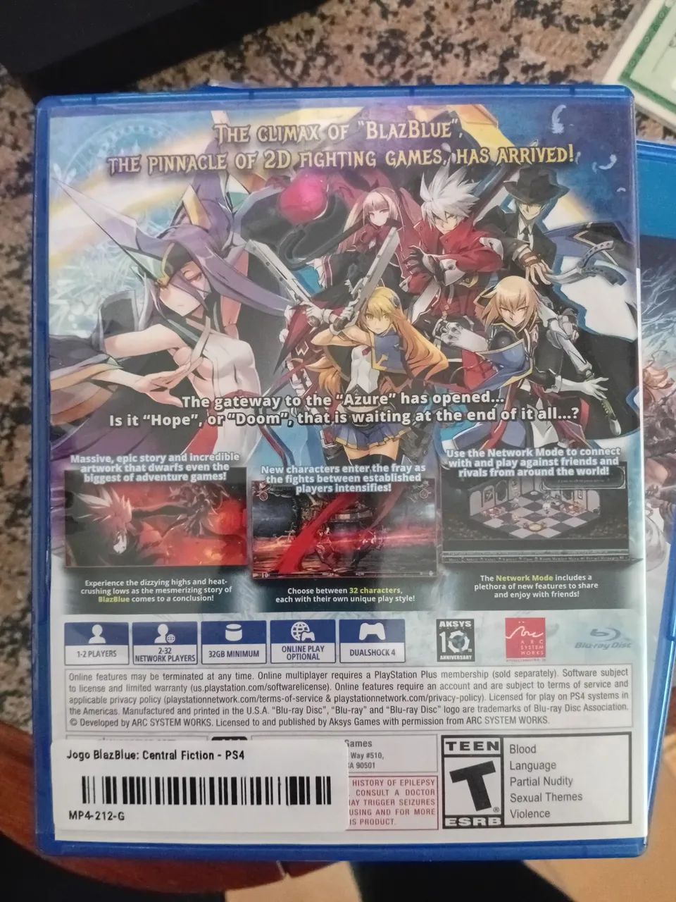 Blazblue Central Fiction Ps4 - Foto 2