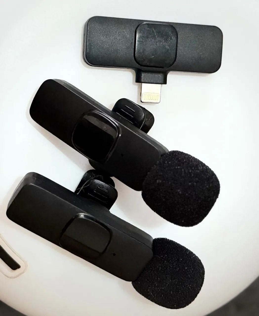 Microfone Lapela Wireless Lightning