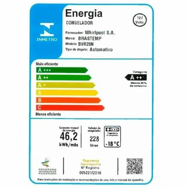 Freezer vertical brastemp BVG24HBANA - Foto 4