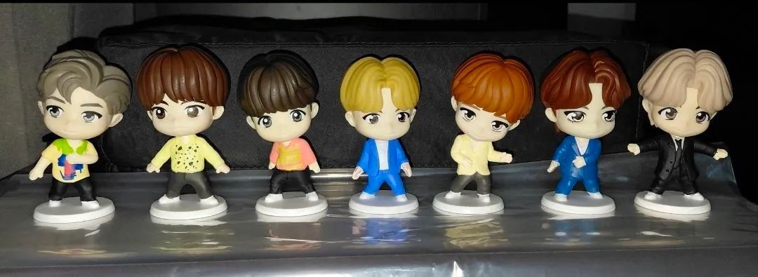 Coleção Completa TinyTAN BTS McDonald's - 7 Personagens (Novos/Na