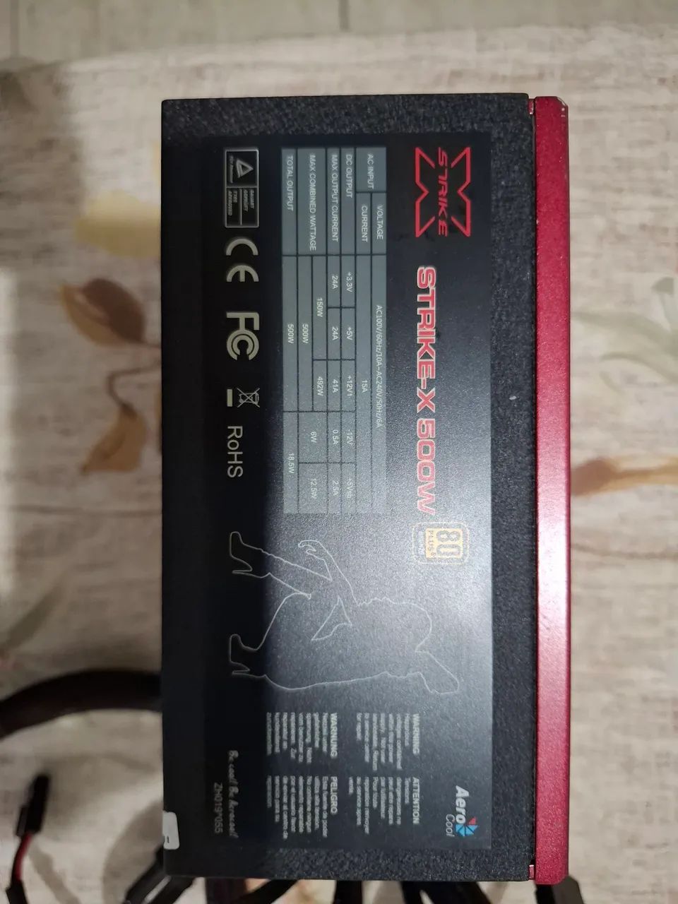 Fonte AeroCool Strike 500W Bronze Plus - Foto 3