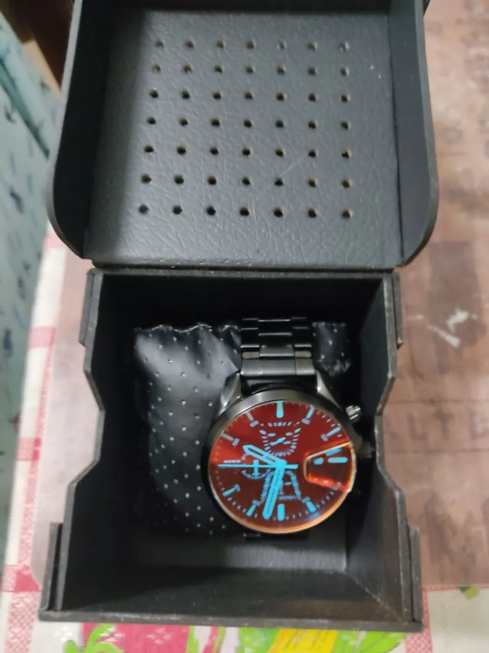 Relógio Diesel Ms9 Chrono Masculino - Preto Original - Foto 3