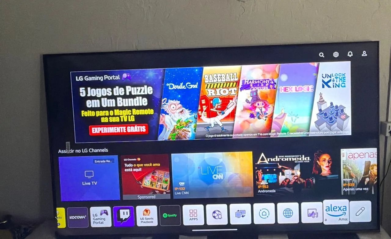 TV SMART LG 50? POLEGADAS 4K SEMI NOVA  - Foto 3