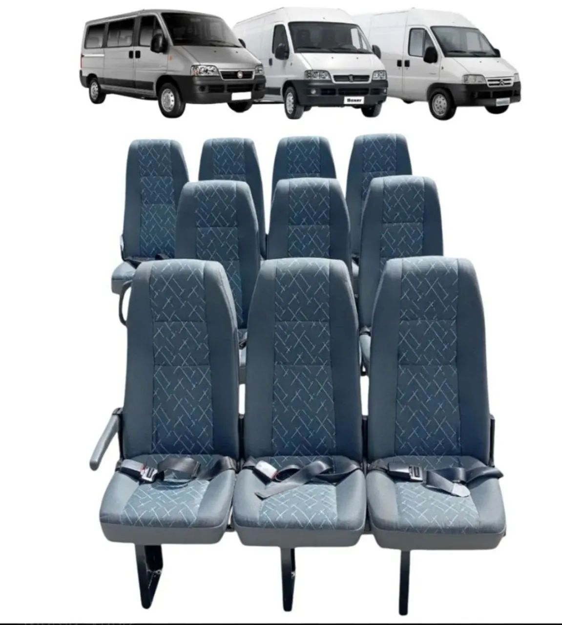 Bancada para Ducato 13 lugares 