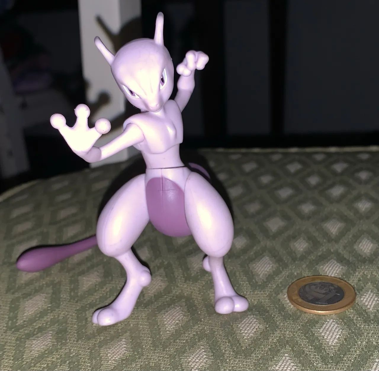 Pokémon Mewtwo Action figure original Nintendo 12cm impecável  - Foto 3