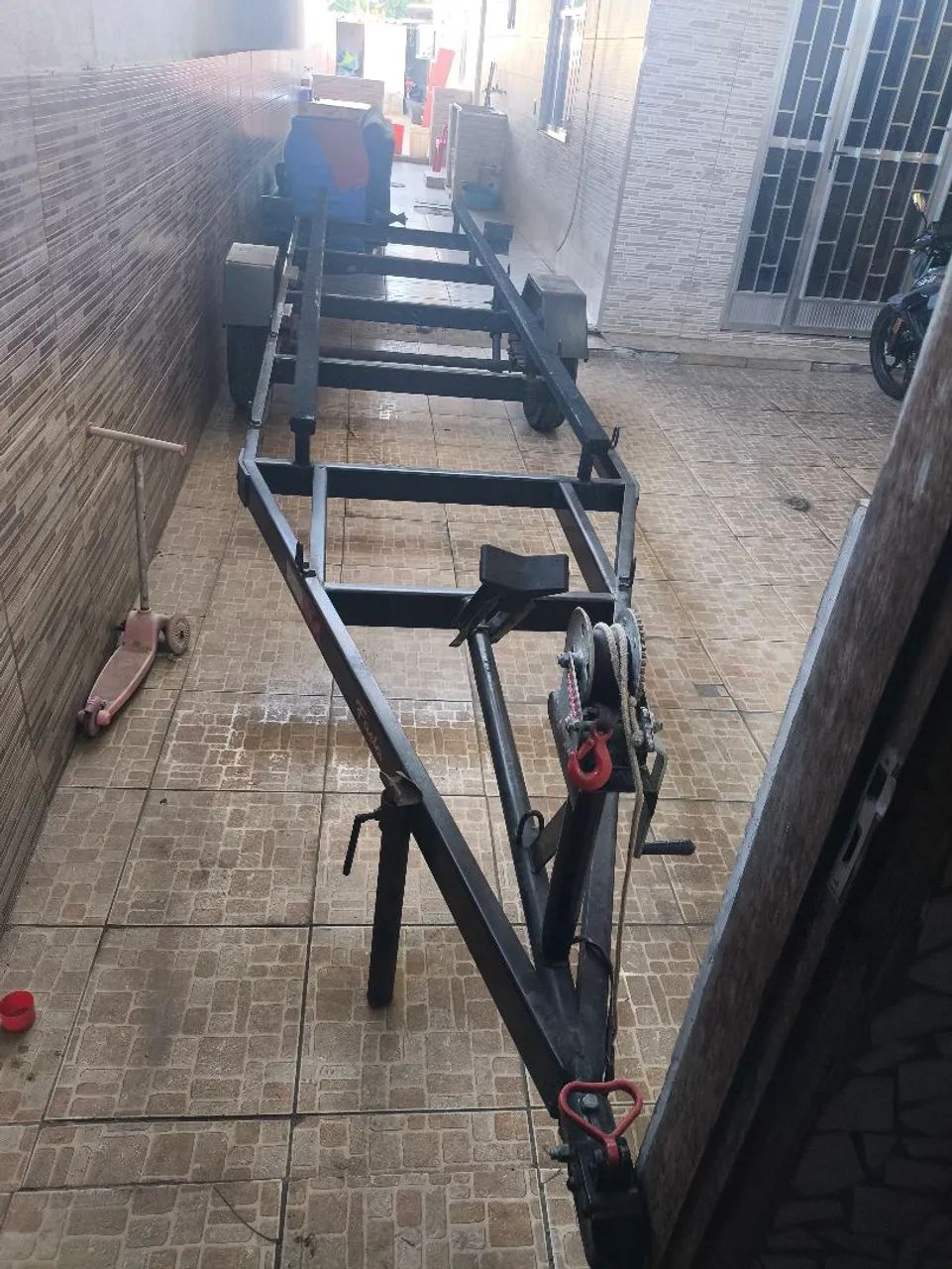 Carretinha para barcos de até 6mts