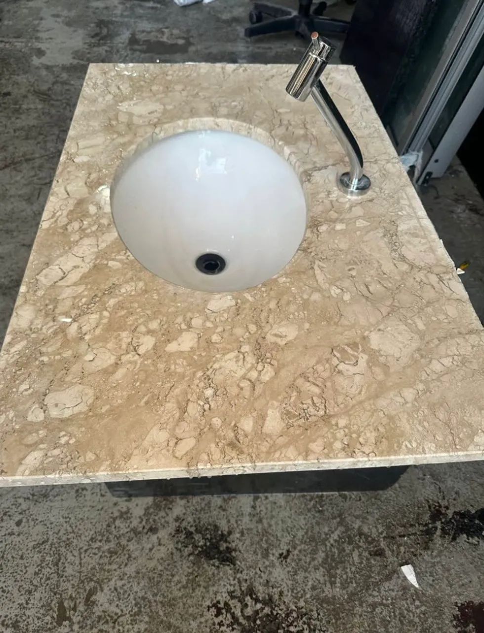 Pia Travertino para banheiro Nova!  - Foto 2