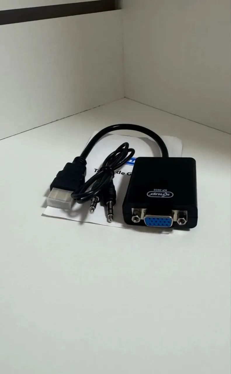 CABO CONVERSOR HDMI PARA VGA KP-5032  - Foto 4