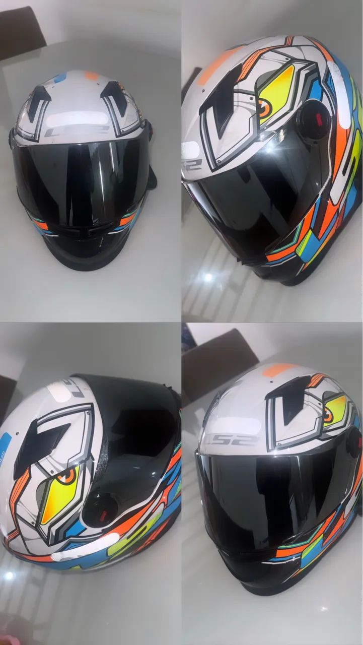 Vendo 2 Capacete Ls2 Tribal - Foto 3
