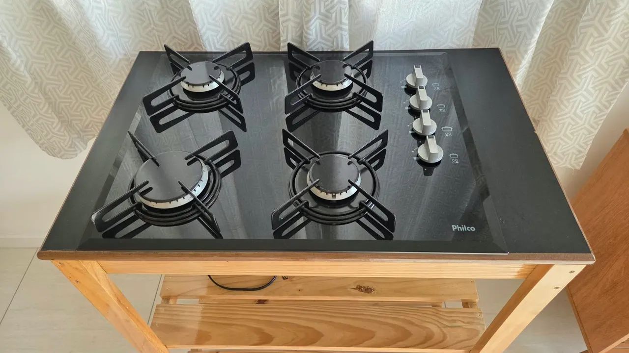 Fogão cooktop com prateleira - Foto 3