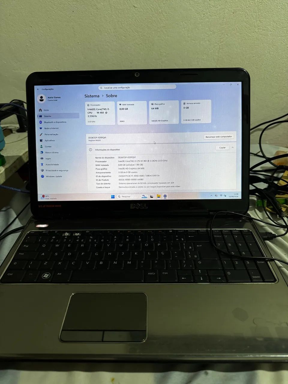 NOTEBOOK INTEL CORE i5 + 8GB RAM DELL - Foto 2