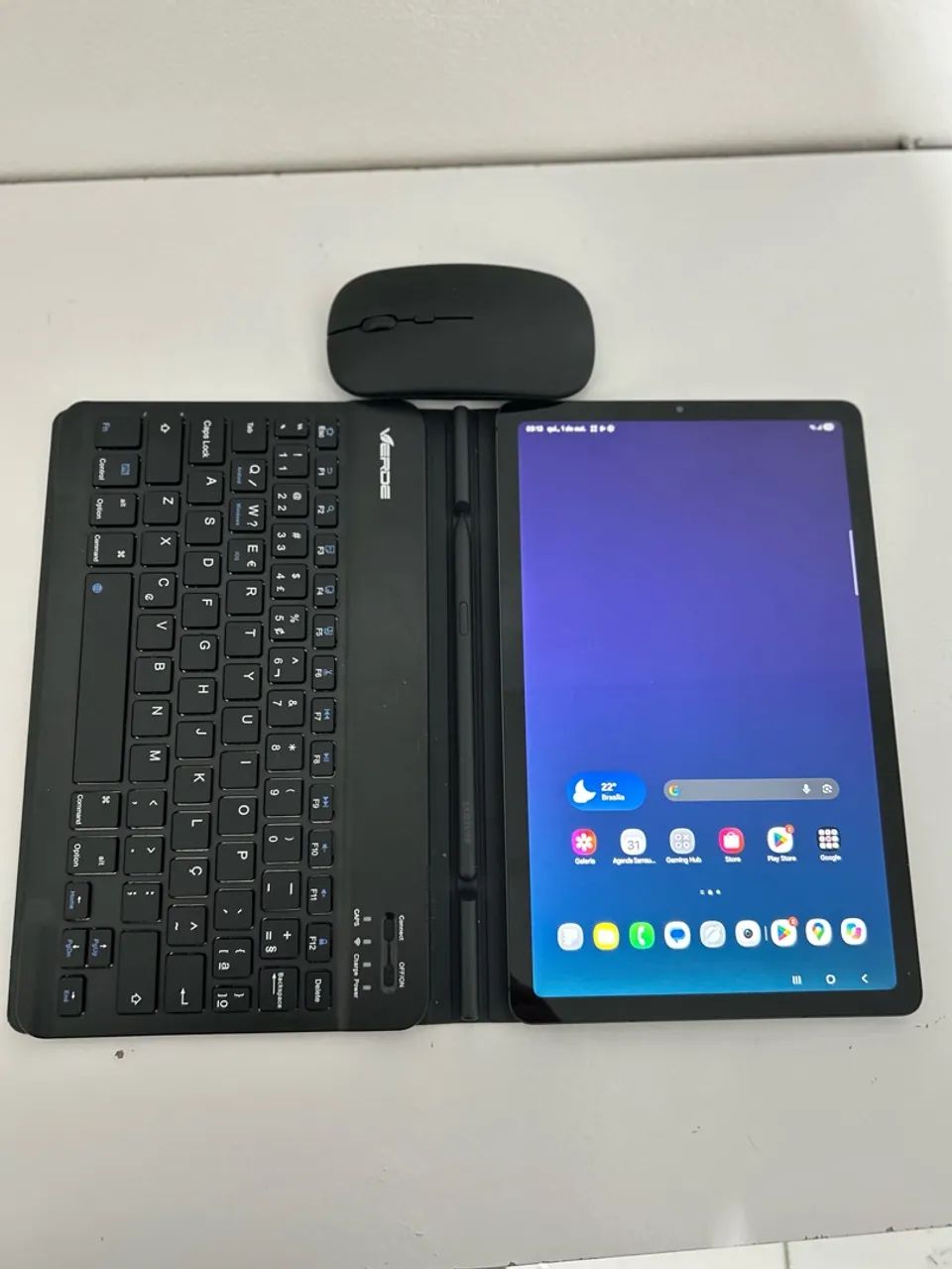 ? SAMSUNG GALAXY TAB S6 LITE 128GB - COMPLETO + TECLADO E MOUSE! ? - Foto 3
