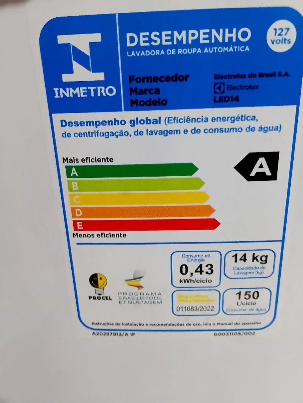 Máquina de lavar ELETROLUX  - Foto 4