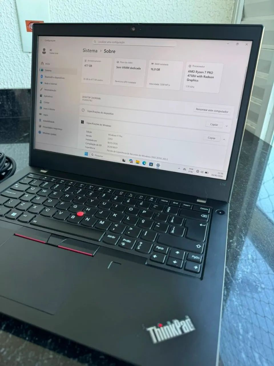Notebook Lenovo Thinkpad