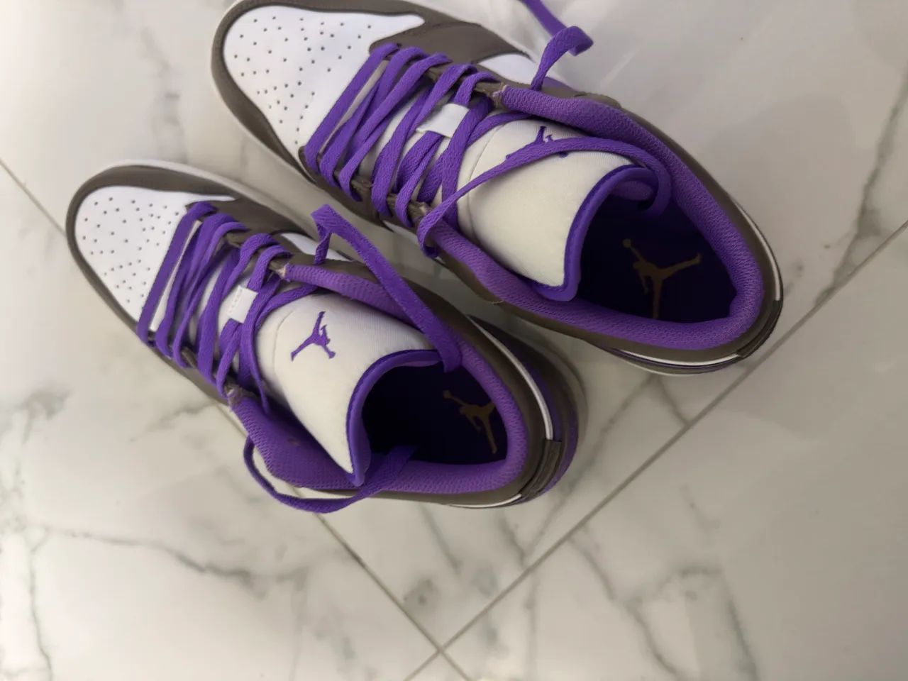 Air Jordan 1 Low marrom Original - Foto 3