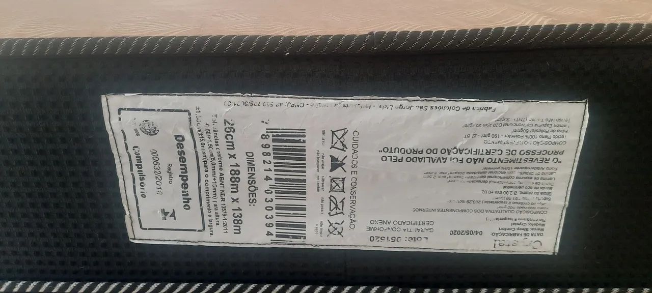 Cama box casal com colchão  - Foto 2