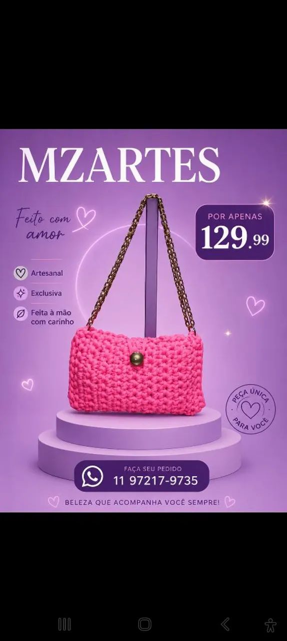 Bolsas de crochê ? - Foto 3