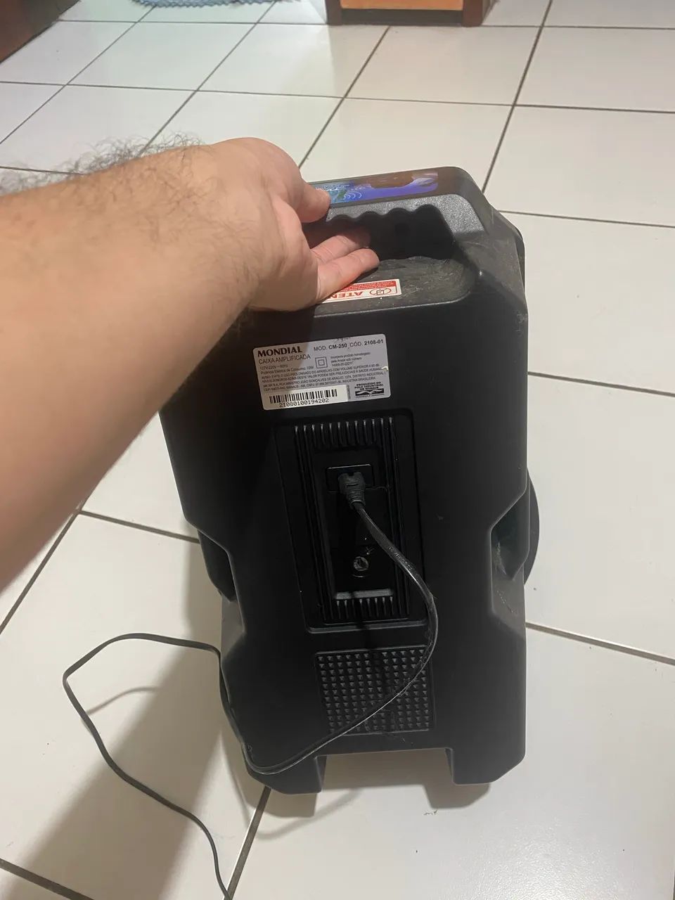 Caixa amplificada mondial 250w cm 250 - Foto 3