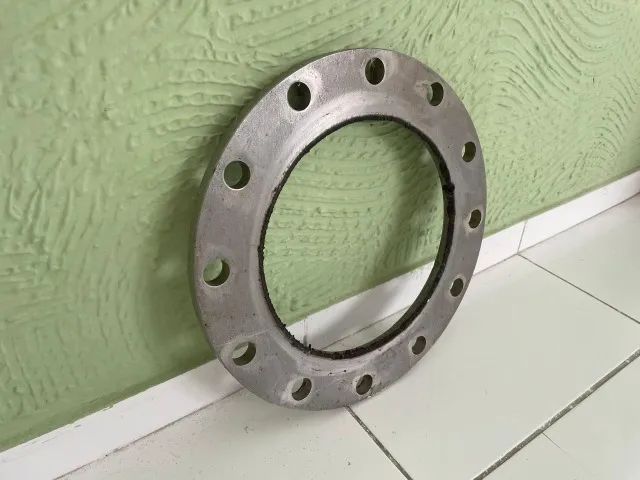Flange de inox 10 polegadas, 12 furos, lisa - Foto 4