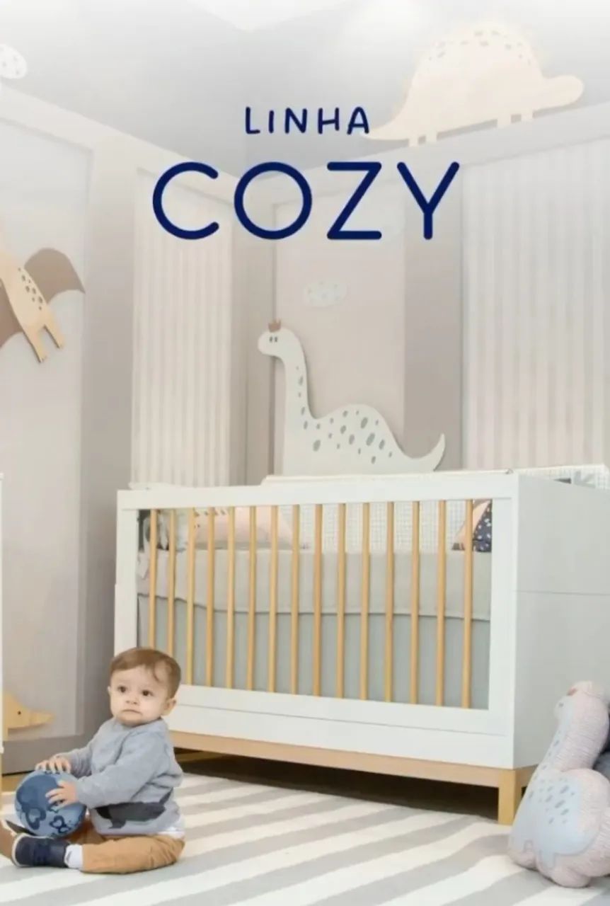 Berço e cômoda cozy - Foto 3