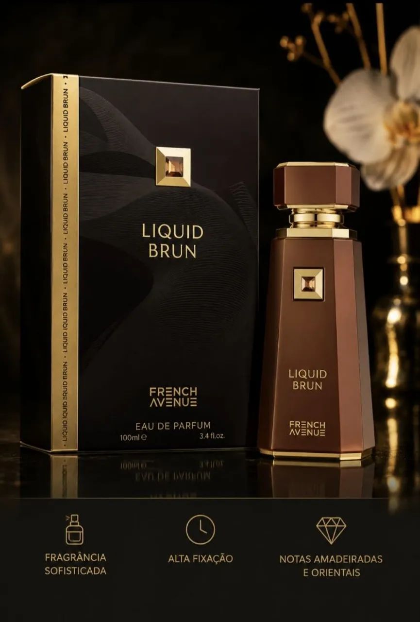 Perfume líquid brun