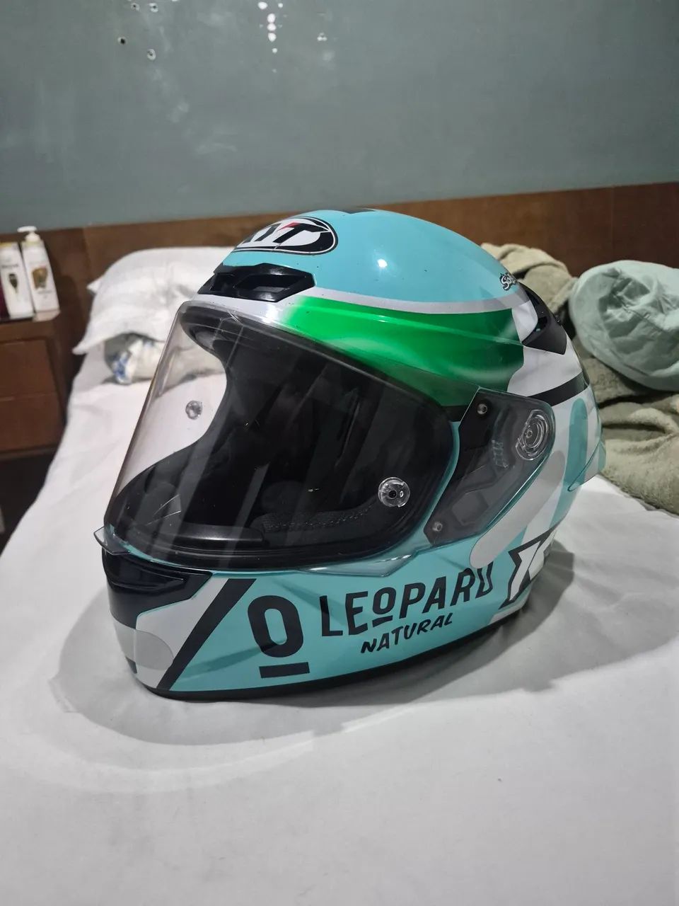 Capacete kyt leopard tamanho 60