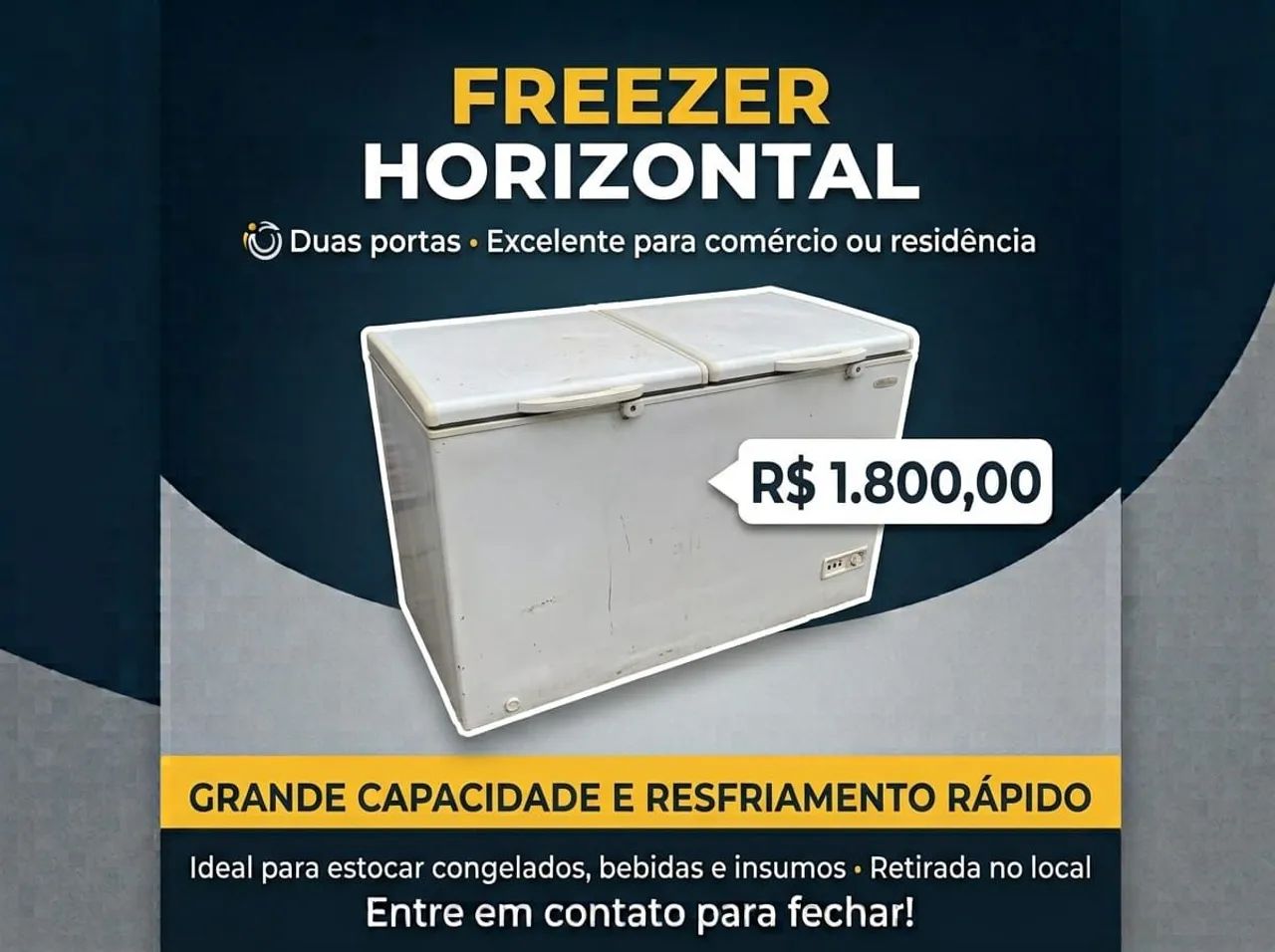 Freezer horizontal 
