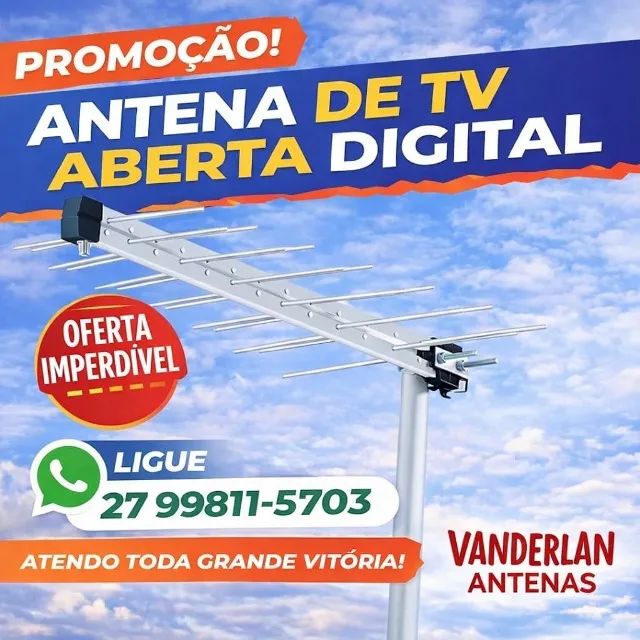 antena para tv digital HD