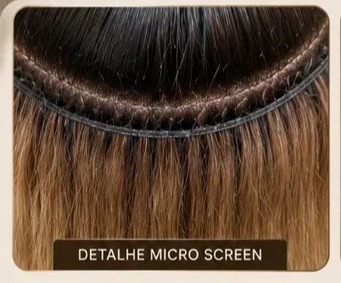 mega hair humano micro screen 70cm 150g - Foto 3
