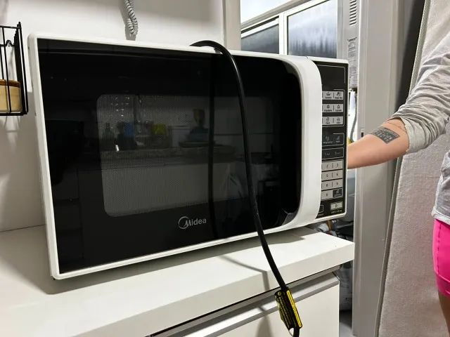 Micro-ondas Midea 31L Branco (MTRS41) - Foto 4